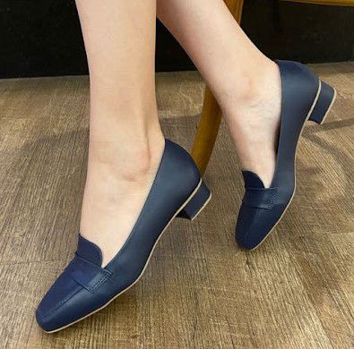 SCARPIN 2211 AZUL / CONFORTO E PRATICIDADE PARA SEU DIA A DIA