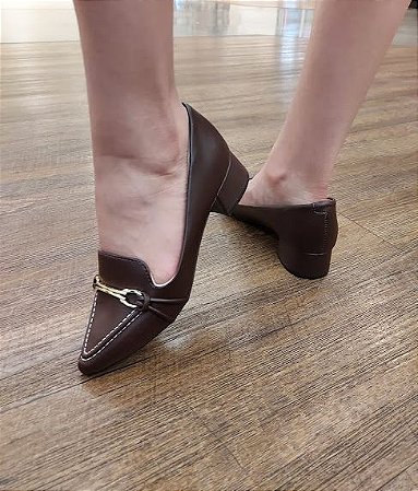 SCARPIN 6414026 MARROM