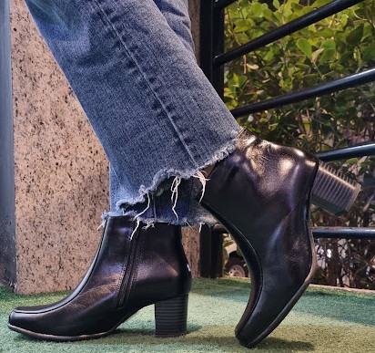 BOTA COURO 1070 PRETO