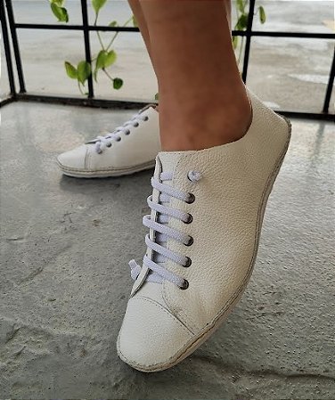 TÊNIS COURO ADH001 BRANCO