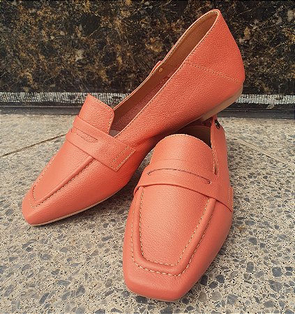 LOAFER COURO 79999 CORAL