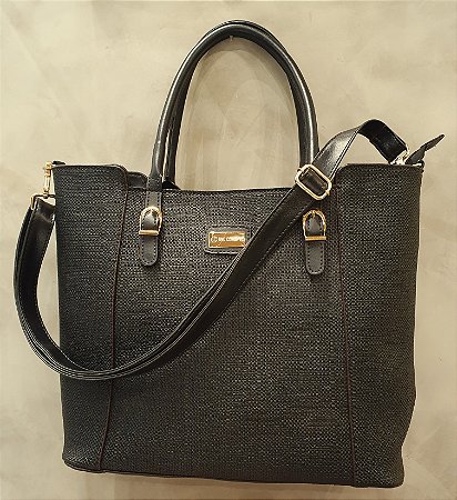 BOLSA DUAS ALÇAS / DE MÃO / DE OMBRO / TRASVERSAL 014 PRETO