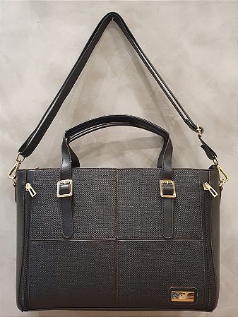BOLSA DUAS ALÇAS / DE MÃO / DE OMBRO 013 PRETO