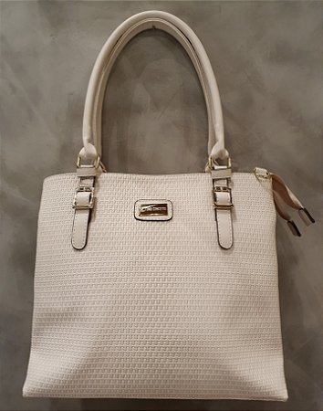 BOLSA DUAS ALÇAS / DE MÃO /  DE OMBRO / DE LATERAL 1008 OFF WHITE