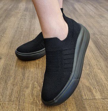 TÊNIS EM MEIA KNIT 14236 PRETO