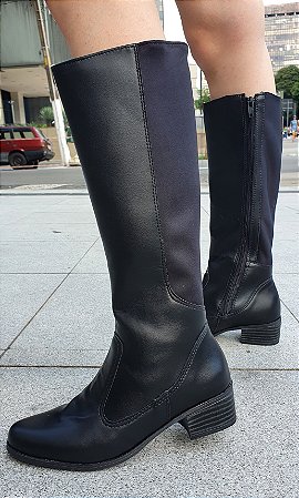 BOTA 17047 PRETO
ZIPER E TRASEIRA COM ELASTANO