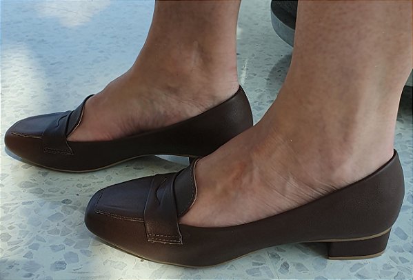 SCARPIN 2211 CACAU / PRATICIDADE E CONFORTO PARA SEU DIA A DIA