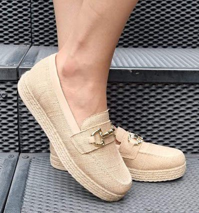MOCASSIM 815019 JUTA NATURAL / FIVELA DOURADA