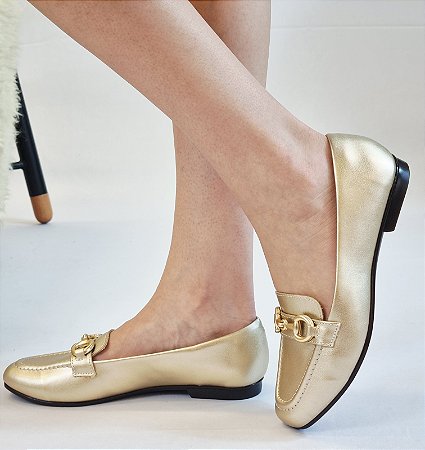SAPATILHA CONFORTO 655573 DOURADA