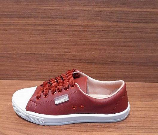 TÊNIS 9805 VERMELHO CEREJA