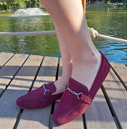 LOAFER CAMURÇA 70018 BORDÔ