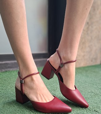 SCARPIN SLINGBACK 1204 BURGUNDY