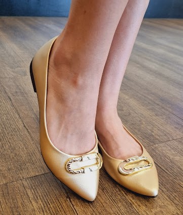 SAPATILHA CONFORTO 745750 DOURADA