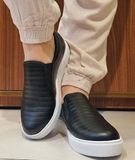 TÊNIS SLIP 10117 PRETO