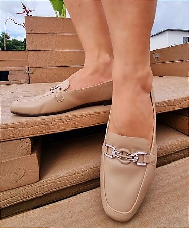 SAPATILHA CONFORTO 655866 NUDE / FIVELA NUDE
