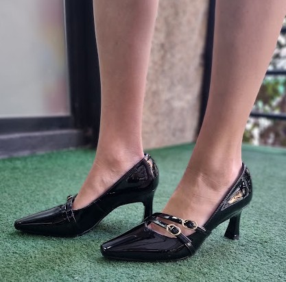 SCARPIN 079703 PRETO VERNIZ