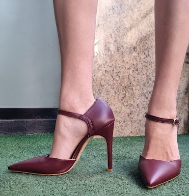 SCARPIN BONECA BICO FINO 574013 MALBEC