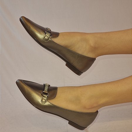SAPATILHA CONFORTO 745909 PRATA VELHO / ENFEITE BRILHO