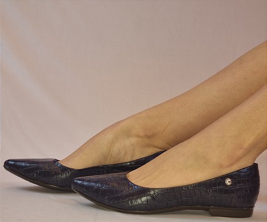 SAPATILHA CONFORTO 744695 MARINHO TEXTURIZADO