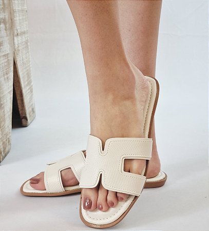 CHINELO 2466 OFF WHITE LESARD