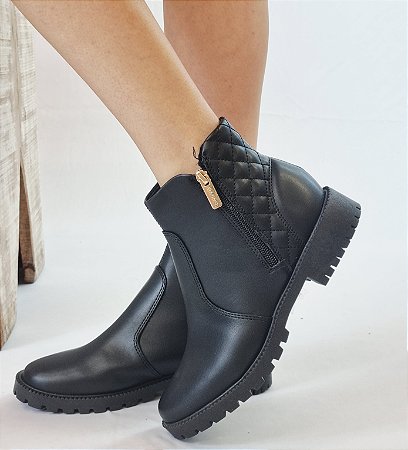 BOTA VIA UNO 868009 PRETO
