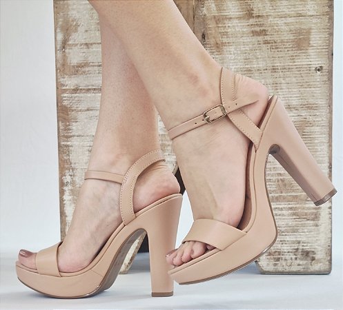 SANDÁLIA VIA UNO 311021 NUDE