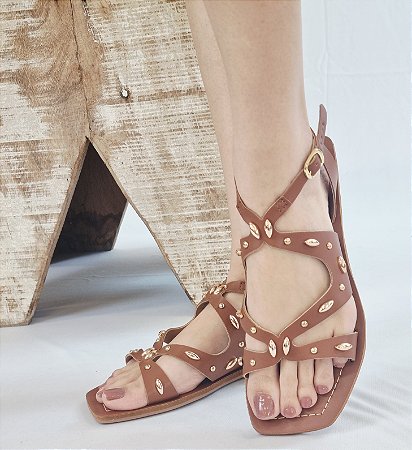 RASTEIRA 825791 CARAMELO / GOTAS DOURADAS