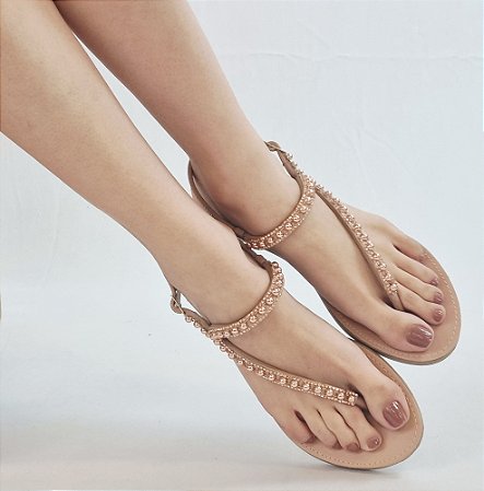 RASTEIRA FIO DENTAL 340085 ANTIQUE / PEDRAS CRISTAL