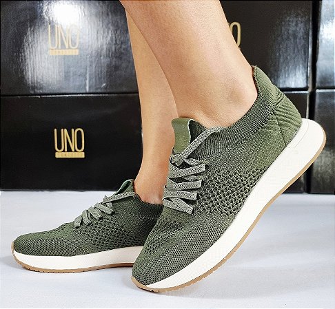 TÊNIS EM MEIA KNIT 707508 VERDE