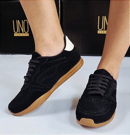 TÊNIS 6455 SUEDE PRETO