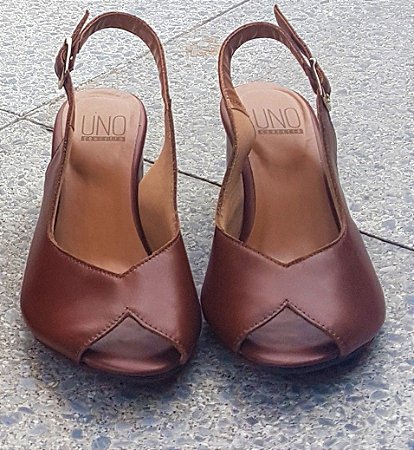 SANDÁLIA CONFORT COURO 981616 CHOCOLATE