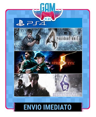 Pacote Triplo Resident Evil - Playstation 4  - Edição Padrão - Midia Digital