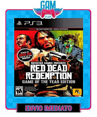 Red Dead Redemption E Undead Nightmare Collection -  Playstation 3 - Midia Digital