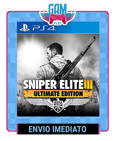 Sniper Elite 3 Ultimate Edition -  Playstation 4 - Edição Padrão - Midia Digital