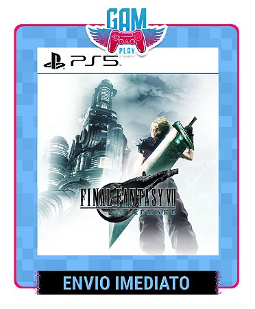 Final Fantasy VII Remake  -  Playstation 5  - Edição Padrão - Midia Digital