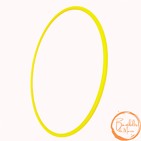 Bambolê Polipro 3/4 Profissional Colapsável Amarelo Orquídea UV