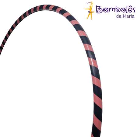 Bambolê Profissional Polietileno Simples Preto para Iniciantes: Adulto e Infantil