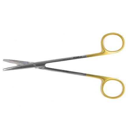 Tesoura Metzenbaum, R/R, Reta, Vídea, 14,5cm