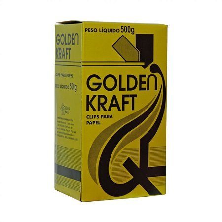 Clips para papel Golden 4/0 Kraft  401 unidades