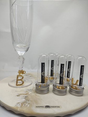 Personalizado - Kit identificadores de taças, 12 Letras