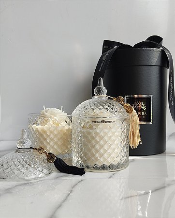 VELA AROMÁTICA SUPRESA LINHA DIAMOND - 200G