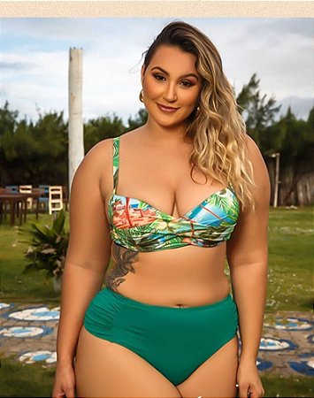 Biquíni completo plus size Clearance