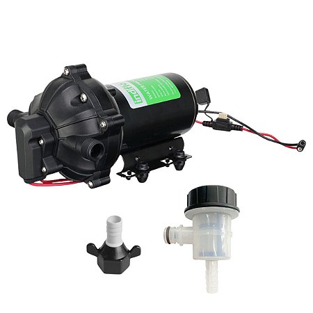 Bomba De Pressurização INDFLO 5,5GPM 12V 20LPM 60PSI DP51A-05506012 | 63567