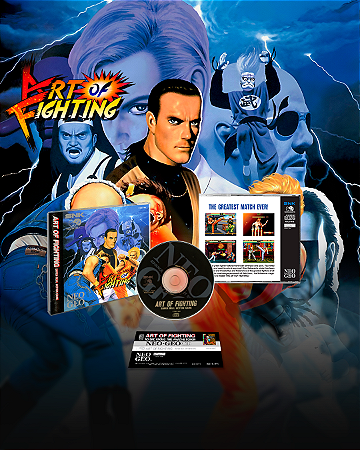 Art of Fighting NEOGEO CD / NEOGEO CDZ ULTIMA INIDADE  SOBRAS