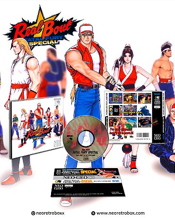 REAL BOUT FATAL FURY Special NEOGEO CD / NEOGEO CDZ / Compativel com DREAMCAST Neo4all SOBRA - ULTIMA UNIDADE