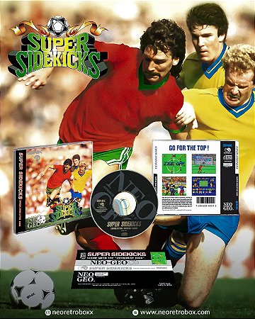 Super Sidekicks  NEOGEO CD / NEOGEO CDZ / Compativel com DREAMCAST Neo4all