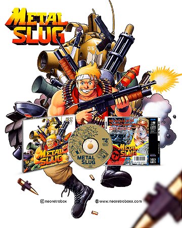 METAL SLUG NEOGEO CD / NEOGEO CDZ / Compativel com DREAMCAST Neo4all