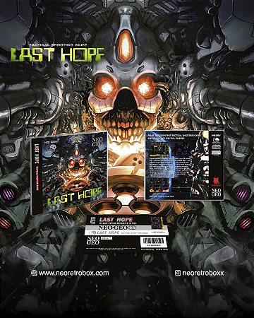 LAST HOPE LIMITED EDITION NEOGEO CD / NEOGEO CDZ / Compativel com DREAMCAST Neo4all ***SOBRAS ****