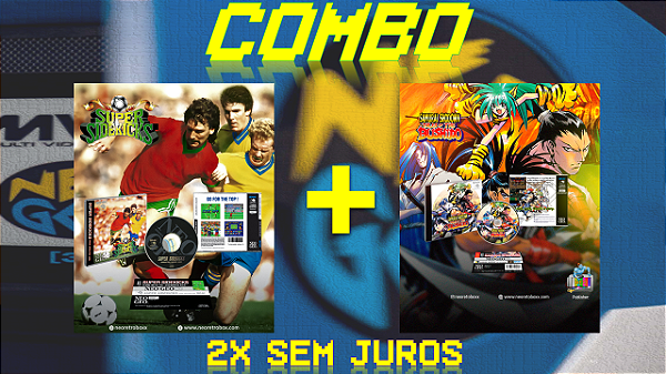 Combo 2 NEOGEO CD/Z : SUPER SIDEKICKS + Samurai Shodown Tales of the Bushido NEOGEO CD / NEOGEO CDZ Limited Edition versão ingles ** 01 unidade disponivel **