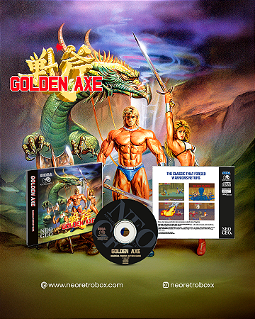 SEGA GOLDEN AXE Neogeo CD / CDZ ( VERSÃO DEFINITIVA A MELHOR DE TODOS OS CONSOLES )